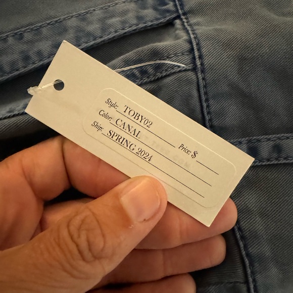 NEW Velvet by Spencer and Graham Toby Sanded Twill Pant size 32 - Picture 8 of 8